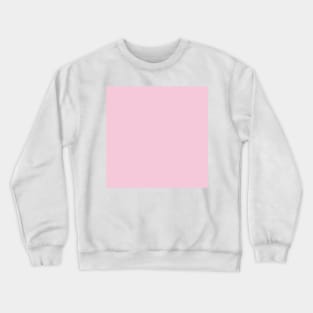 Solid Pearly Light Pink Monochrome Minimal Design Crewneck Sweatshirt